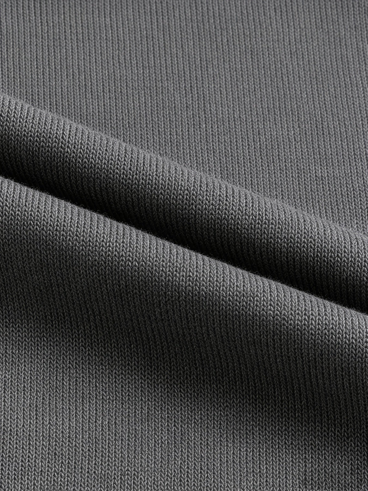 Gaia | Cardigan Grigio Scuro con Cappuccio e Chiusura a Bottoni