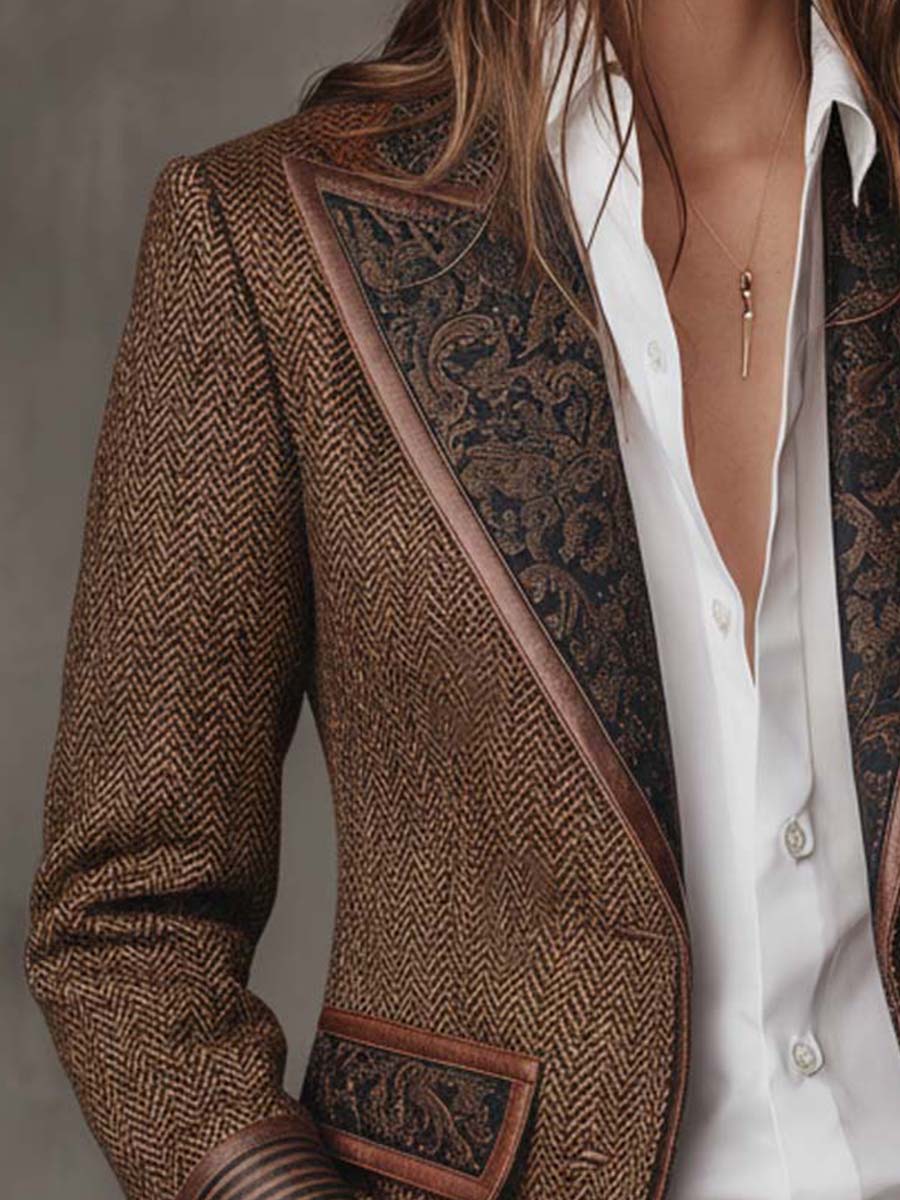Ines | Blazer a Spina di Pesce