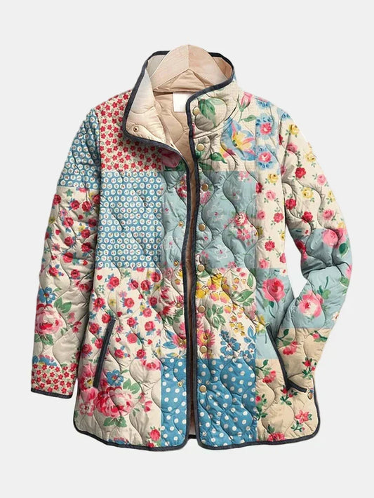 DELACROIX | Giacca Trapuntata Patchwork Fiorito Chloé