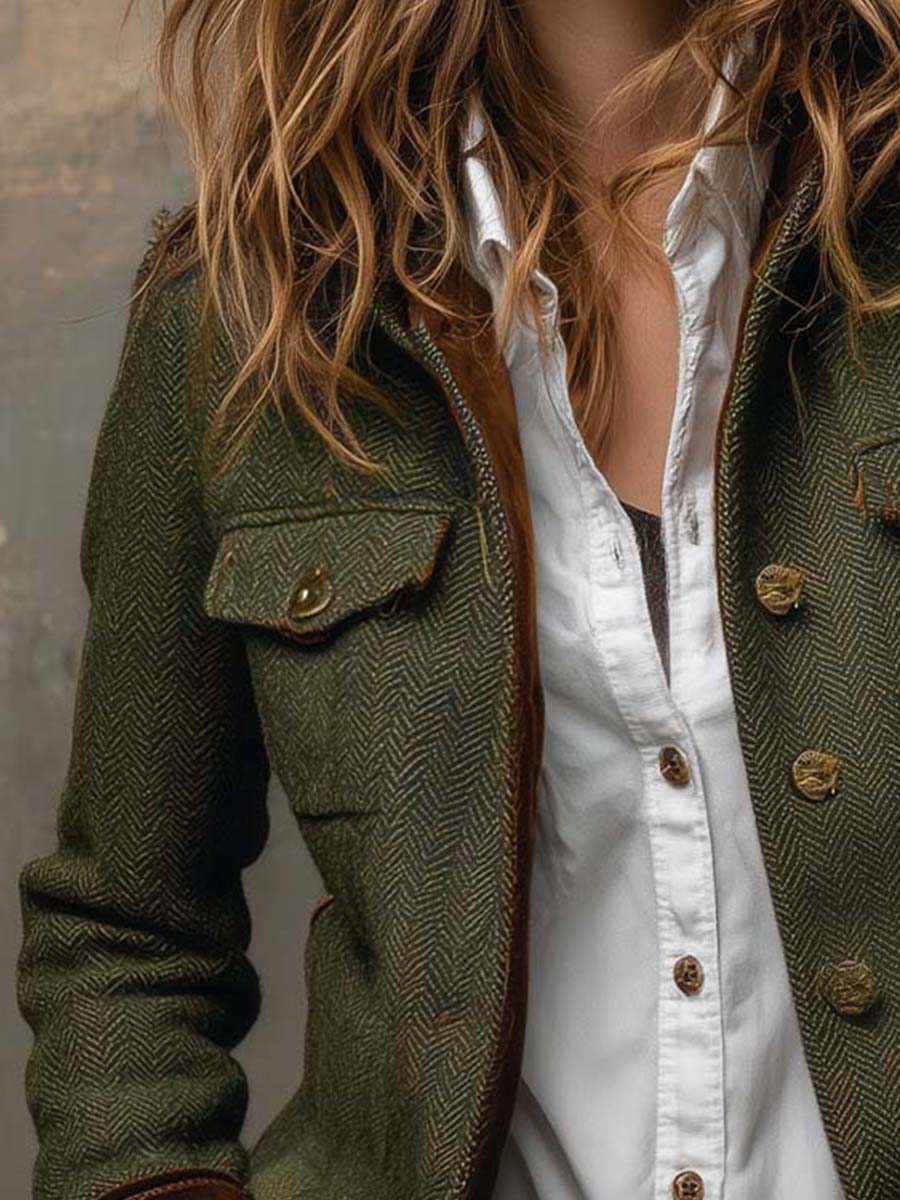 Pia | Blazer con Bordo a Contrasto