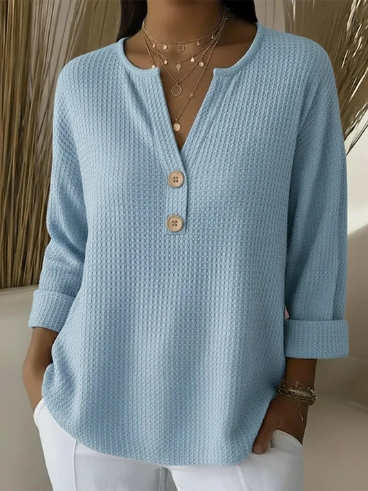 Wanda | Top Henley con Bottoni
