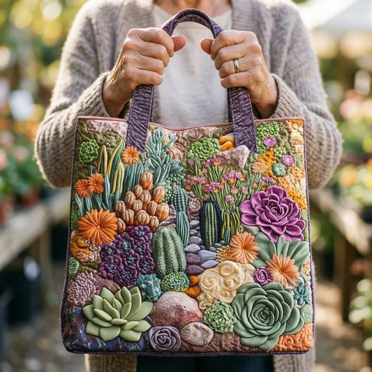 Borsa artigianale | Giardino di succulente