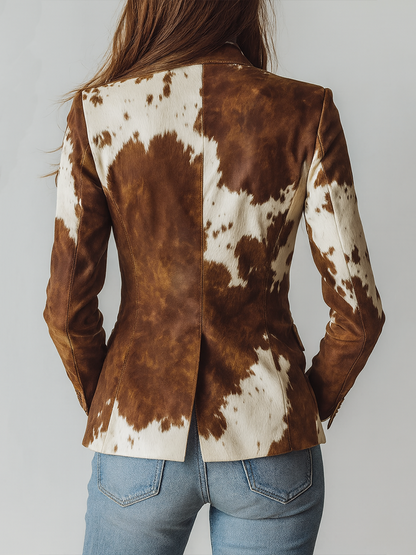 Zita | Blazer Fantasia Animalier