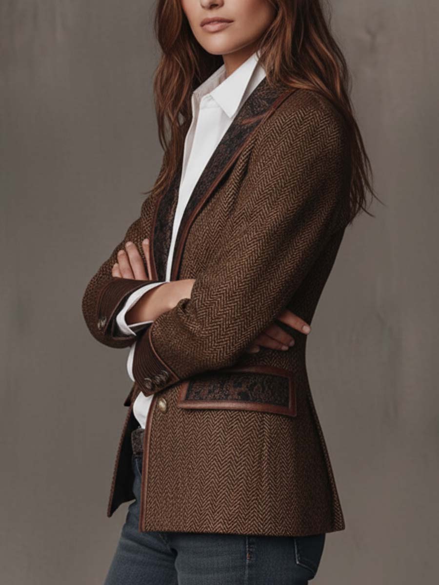 Ines | Blazer a Spina di Pesce