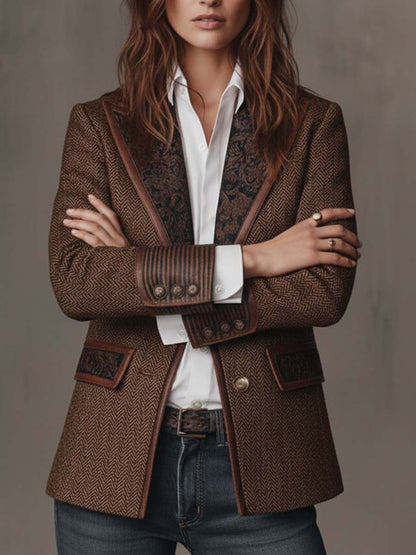 Ines | Blazer a Spina di Pesce