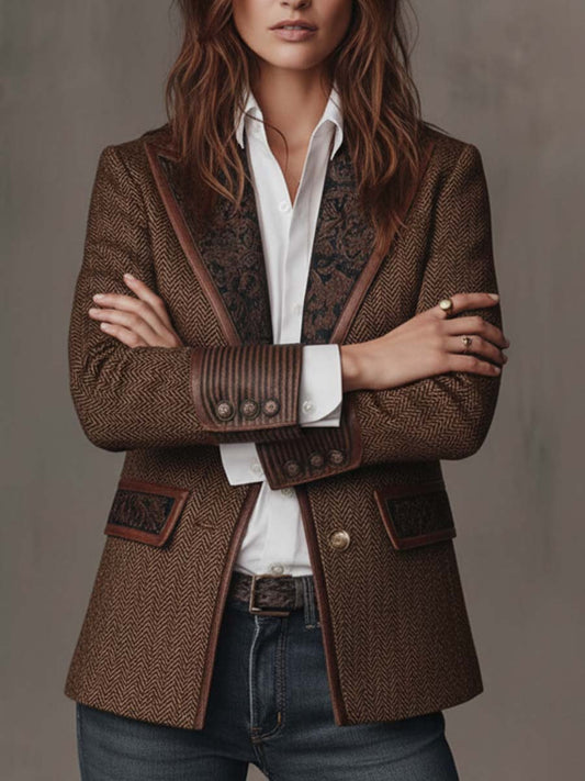 Ines | Blazer a Spina di Pesce
