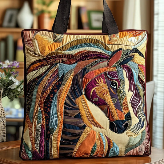 Borsa artigianale | Cavallo a mosaico colorato
