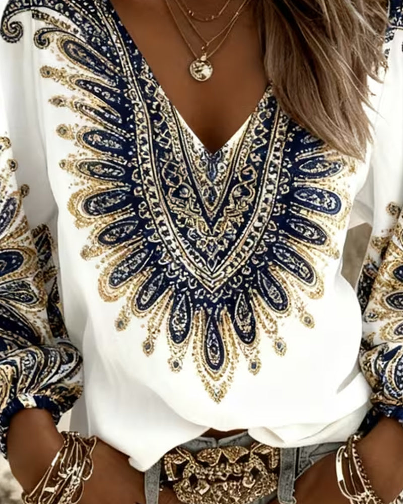 Elara | Camicetta Stampa Paisley