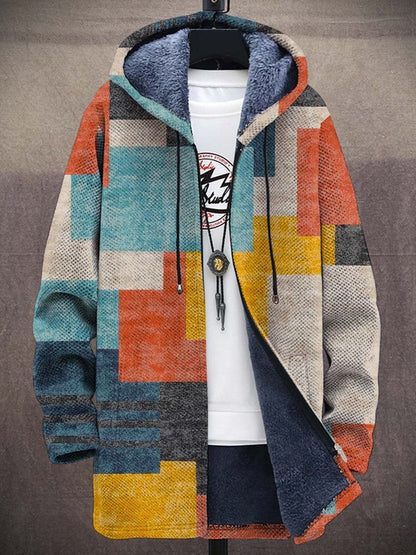Fiammetta | Felpa con Cappuccio Artistica Multicolore