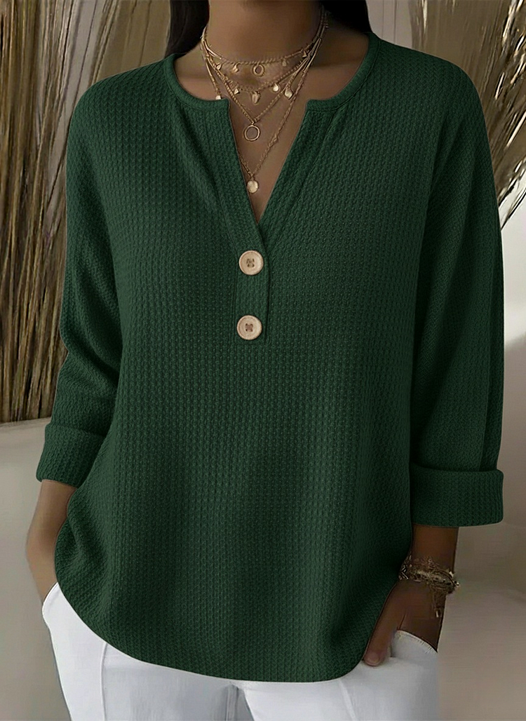 Wanda | Top Henley con Bottoni
