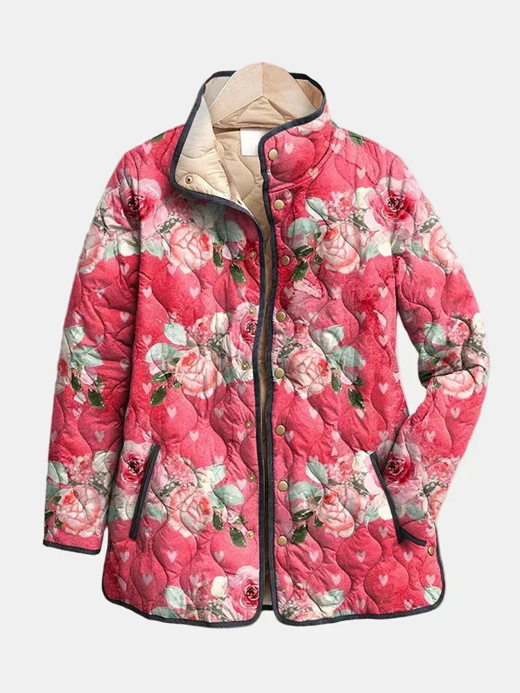 DELACROIX | Giacca Trapuntata Rose Cipria Christine