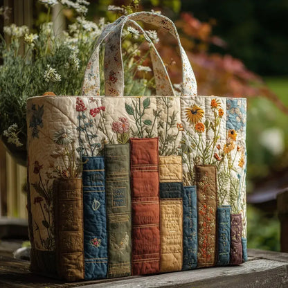 Borsa artigianale | Libri e fiori
