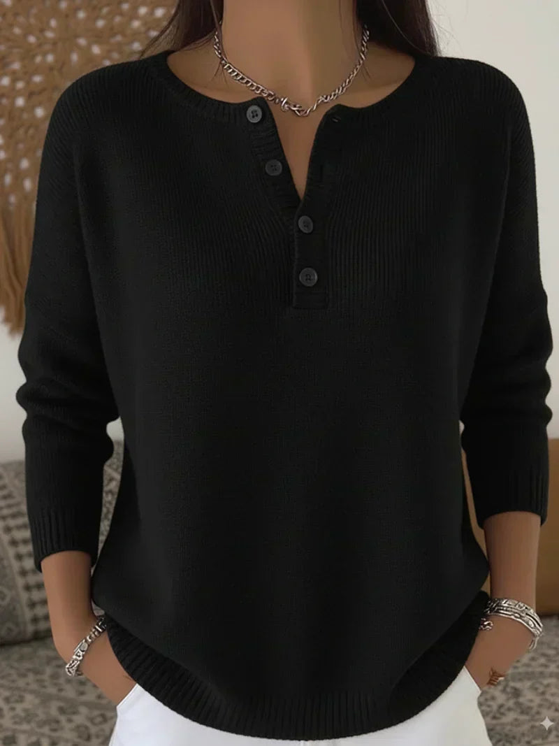 Ombretta | Maglione Henley con Bottoni