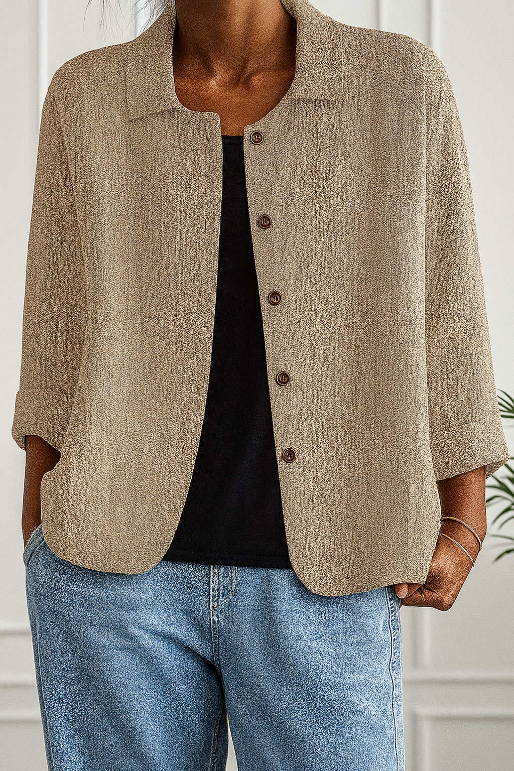 Luciana | Cardigan Easy di Mezza Stagione