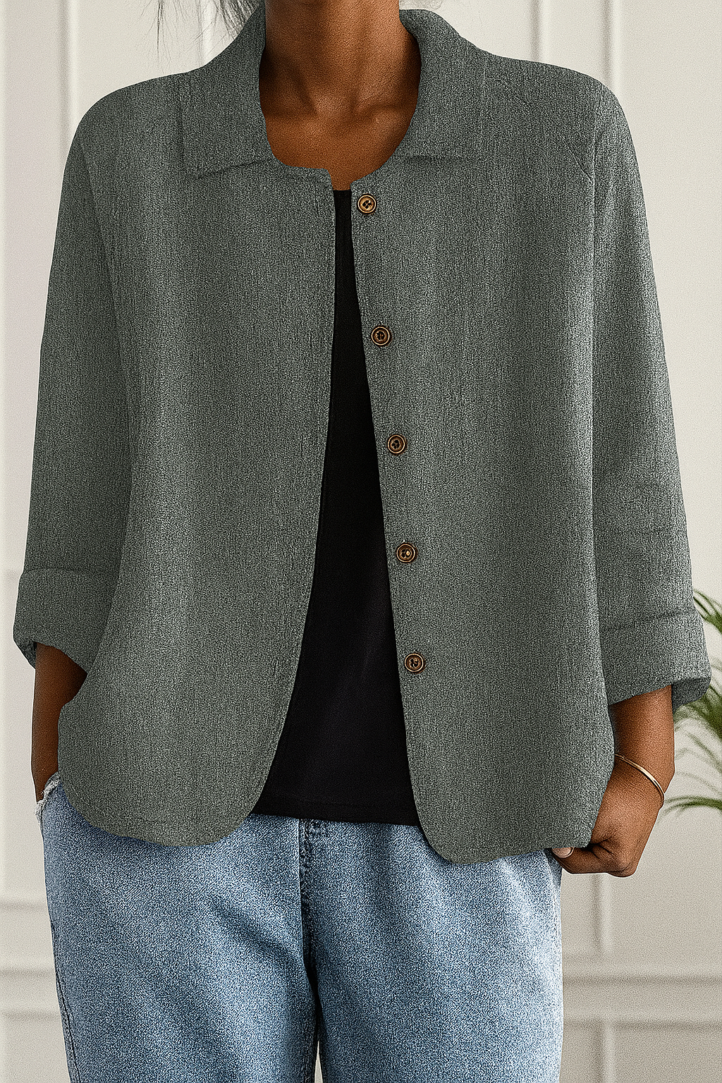 Luciana | Cardigan Easy di Mezza Stagione
