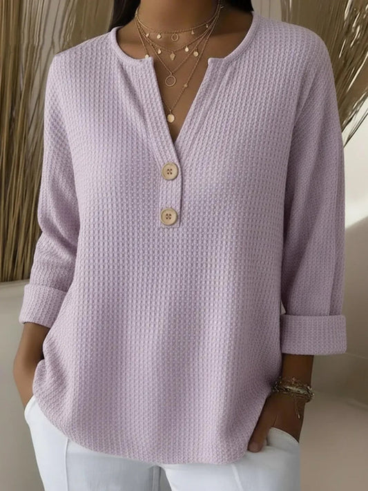 Wanda | Top Henley con Bottoni