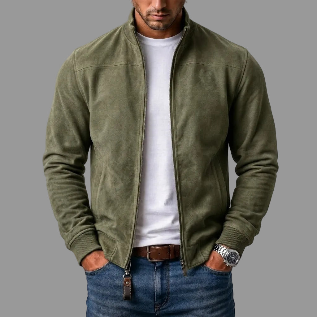 Matteo | Bomber in Camoscio