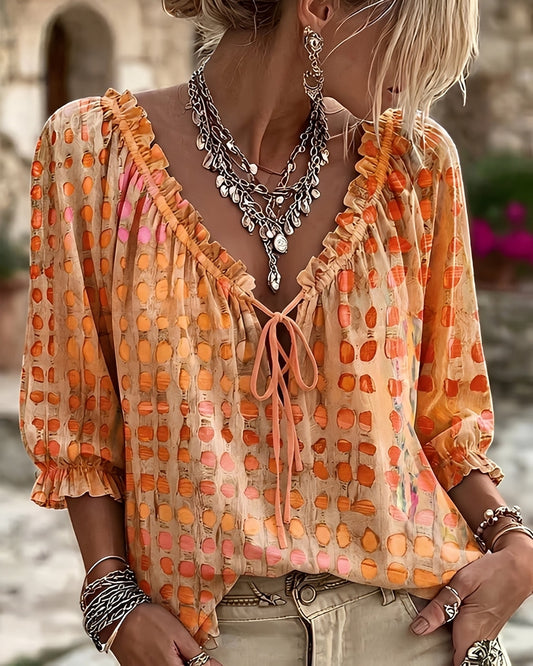 Candice | Camicetta a Pois Alla Moda