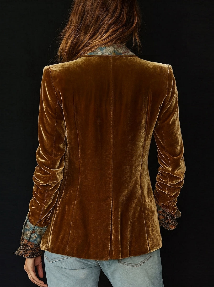 Romilda | Blazer Patchwork Floreale