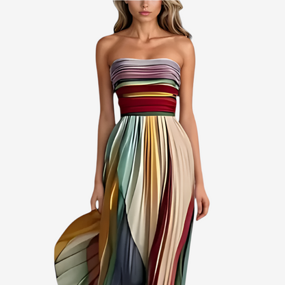 Alva™ Maxi plissettato arcobaleno