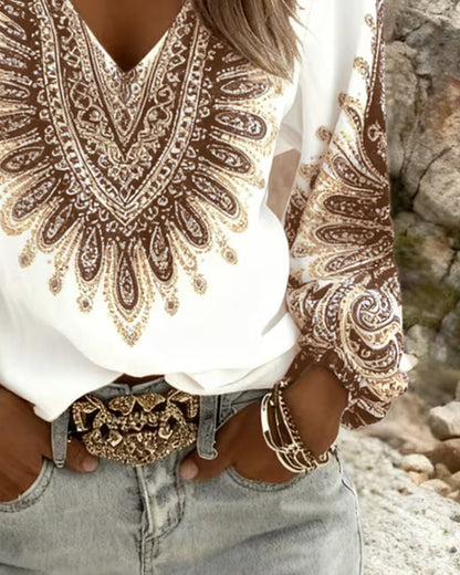 Elara | Camicetta Stampa Paisley