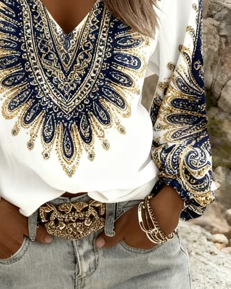 Elara | Camicetta Stampa Paisley