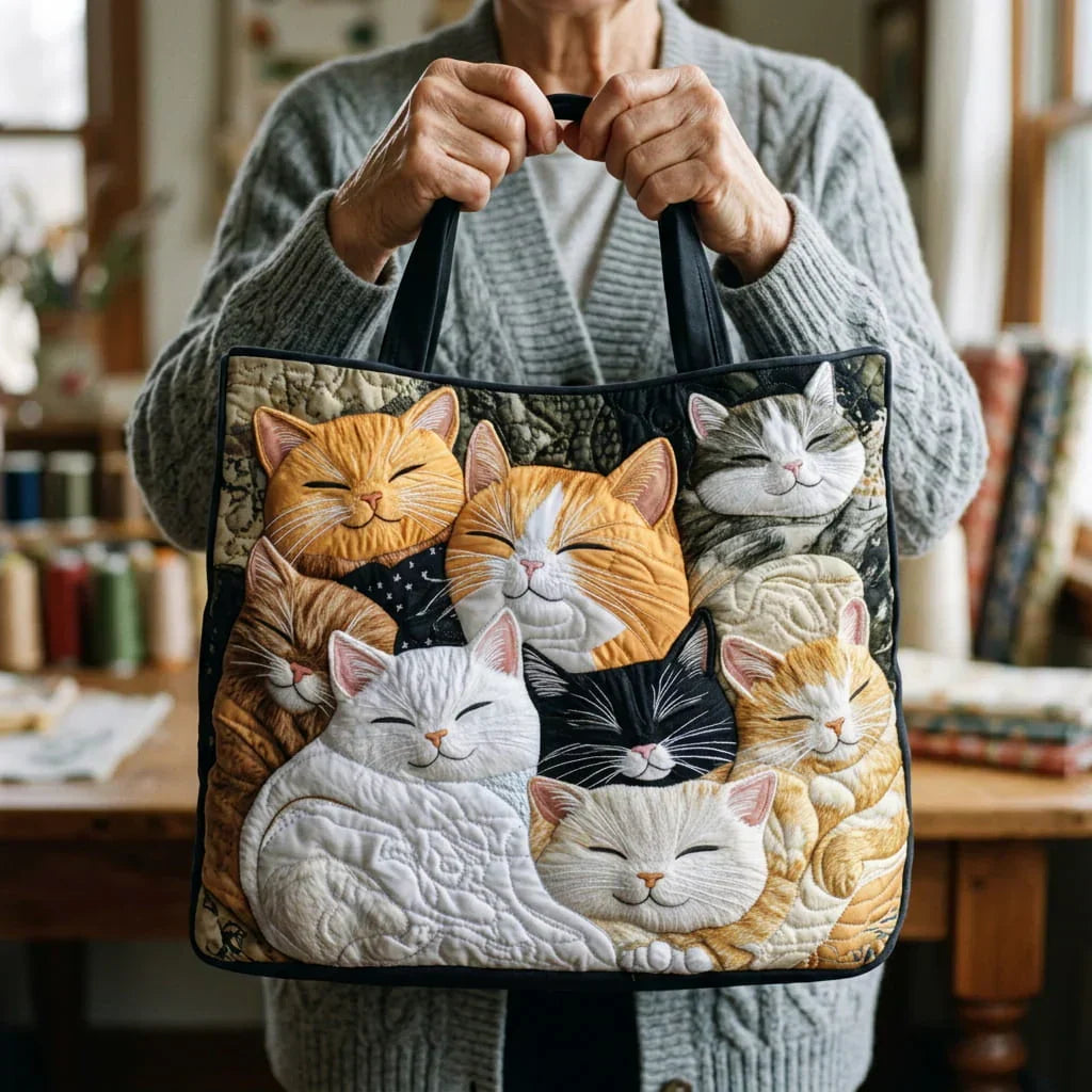 Borsa artigianale | Gattini addormentati