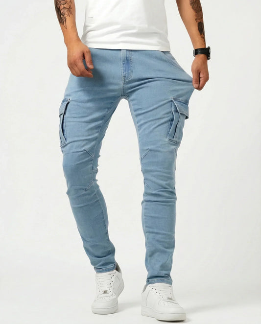 Vincero – Pantaloni cargo elasticizzati