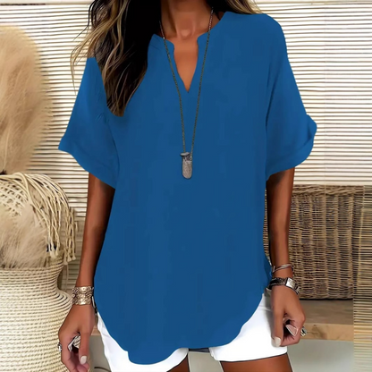 Livia™ | Camicetta Leggera con Scollo a V